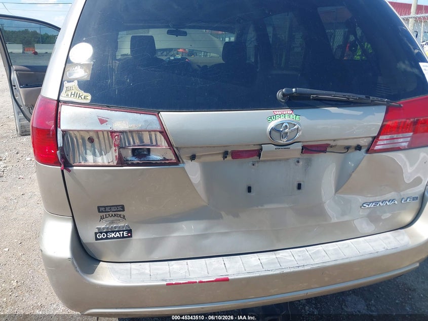 2005 Toyota Sienna VIN 5TDZA23C85S373166 IAAI salvage auction — NORMAL WEAR, Clear (Tennessee), sold $675 on 2026-07-16 (photo 6)