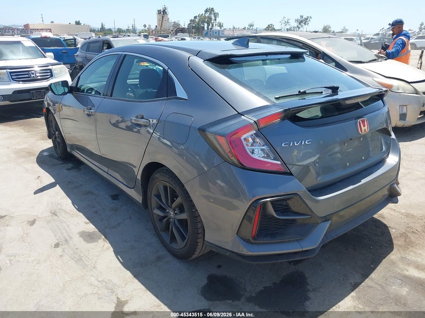 2020 Honda Civic VIN SHHFK7H69LU403386 IAAI salvage auction — RIGHT FRONT, Salvage (California), sold $4,200 on 2026-07-15 (photo 3)