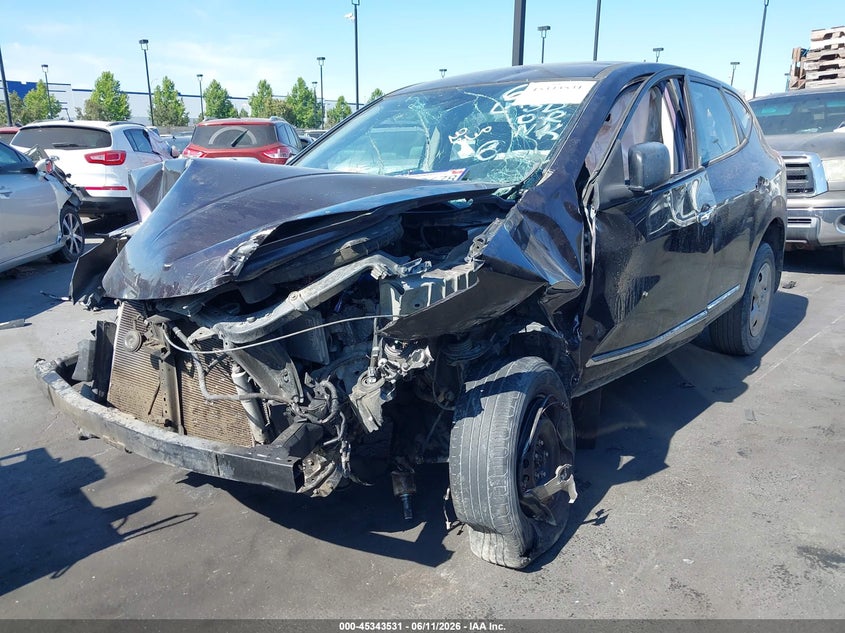 2014 Nissan Rogue VIN JN8AS5MT8EW614951 IAAI salvage auction — FRONT END, Salvage Title, sold $175 on 2026-07-17 (photo 2)