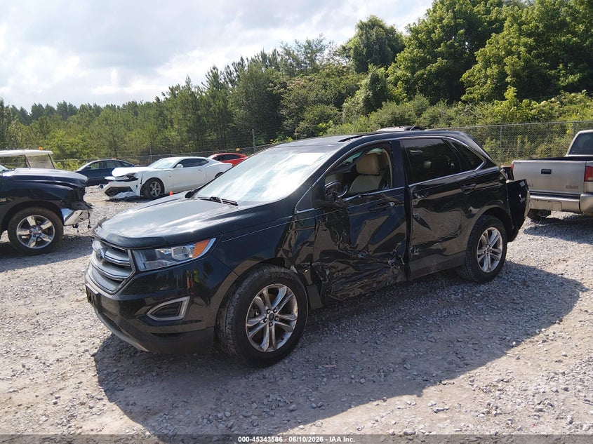 2015 Ford Edge VIN 2FMTK3J92FBB26062 IAAI salvage auction — LEFT SIDE, Salvage (Alabama), sold $700 on 2026-07-12 (photo 2)