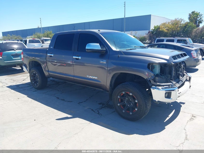 2015 Toyota Tundra VIN 5TFEY5F11FX185106 IAAI salvage auction — FRONT END, Salvage Title, sold $8,100 on 2026-07-11 (photo 1)