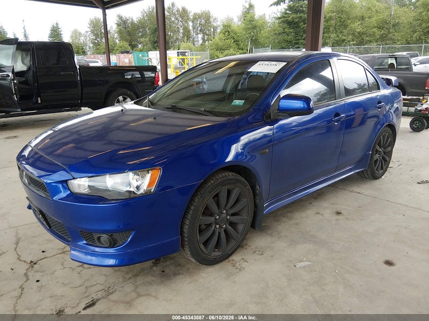 2008 Mitsubishi Lancer VIN JA3AU86U58U022984 IAAI salvage auction — RIGHT FRONT, Bill Of Sale (Washington), sold $850 on 2026-07-24 (photo 2)