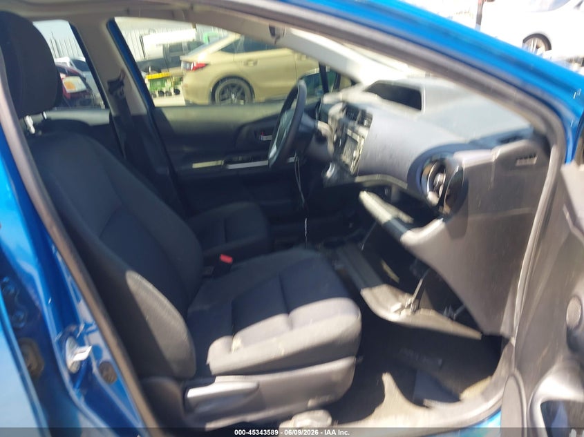 2017 Toyota Prius c VIN JTDKDTB36H1591592 IAAI salvage auction — FRONT & REAR, Salvage (California), sold $2,850 on 2026-07-15 (photo 5)