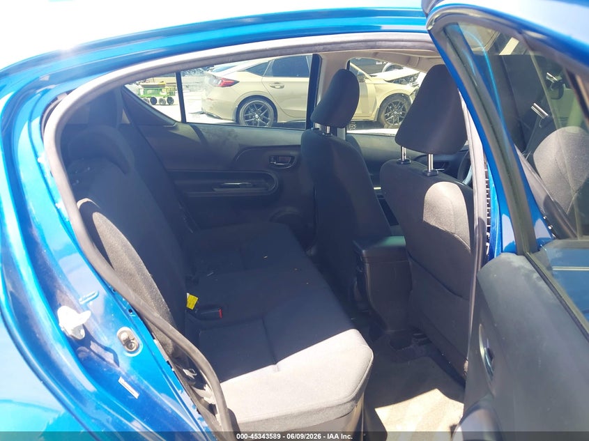2017 Toyota Prius c VIN JTDKDTB36H1591592 IAAI salvage auction — FRONT & REAR, Salvage (California), sold $2,850 on 2026-07-15 (photo 8)
