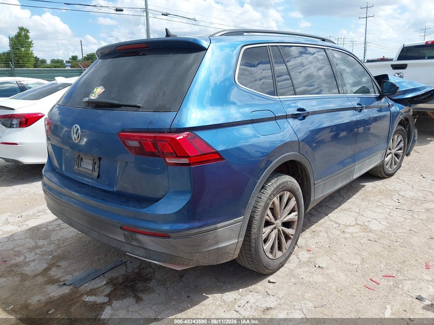 2019 Volkswagen Tiguan VIN 3VV3B7AX0KM063435 IAAI salvage auction — FRONT END, Salvage (Texas), sold $2,750 on 2026-08-03 (photo 4)