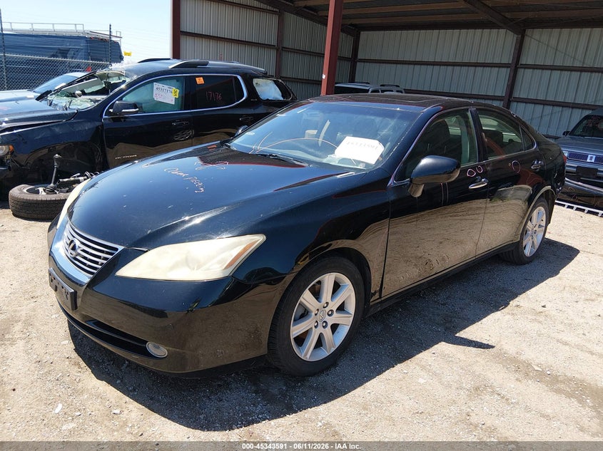 2007 Lexus Es 350 VIN JTHBJ46G672121341 IAAI salvage auction — REAR END, Certificate Of Title (Nebraska), sold $2,125 on 2026-07-09 (photo 2)