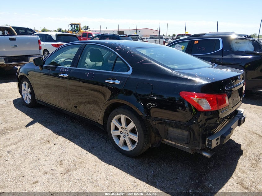 2007 Lexus Es 350 VIN JTHBJ46G672121341 IAAI salvage auction — REAR END, Certificate Of Title (Nebraska), sold $2,125 on 2026-07-09 (photo 3)