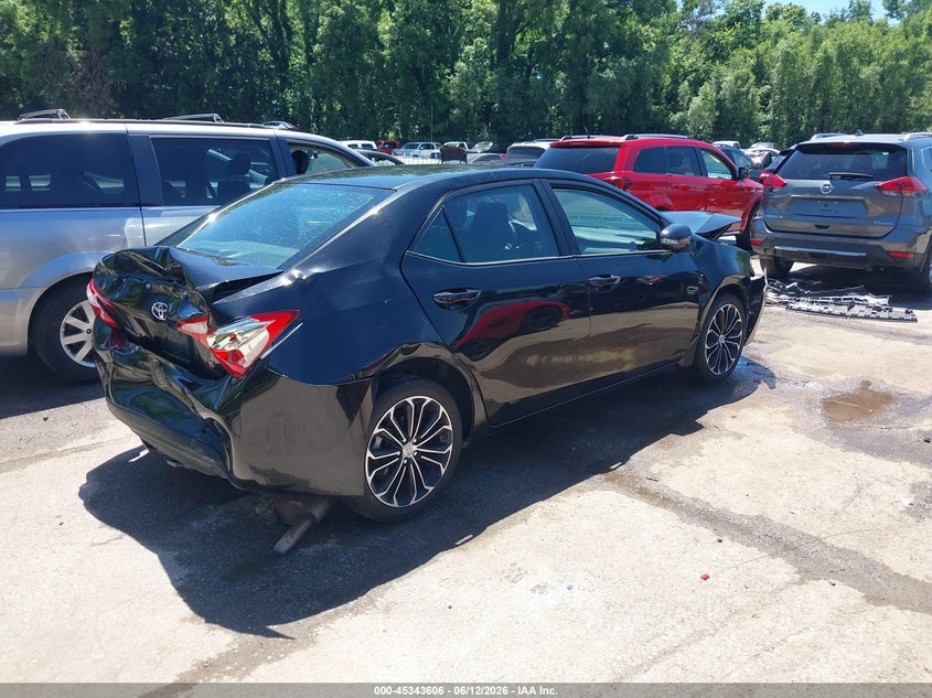 2016 Toyota Corolla VIN 2T1BURHE2GC599792 IAAI salvage auction — FRONT & REAR, Salvage (Missouri), sold $1,675 on 2026-08-08 (photo 4)