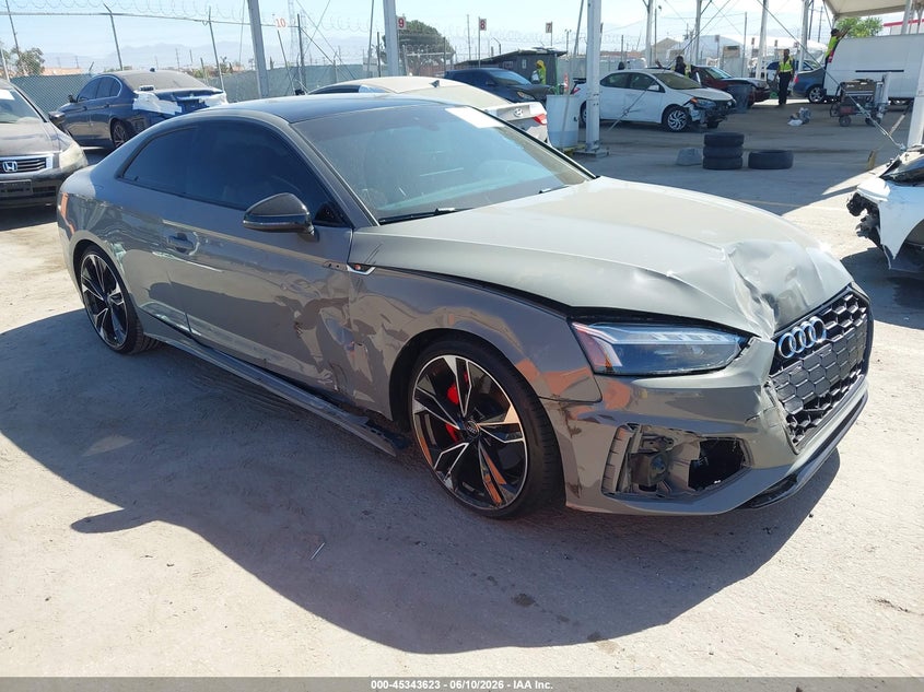 2020 Audi S5 VIN WAUP4AF52LA006325 IAAI salvage auction — FRONT END, Salvage Title, sold $7,700 on 2026-07-16 (photo 1)