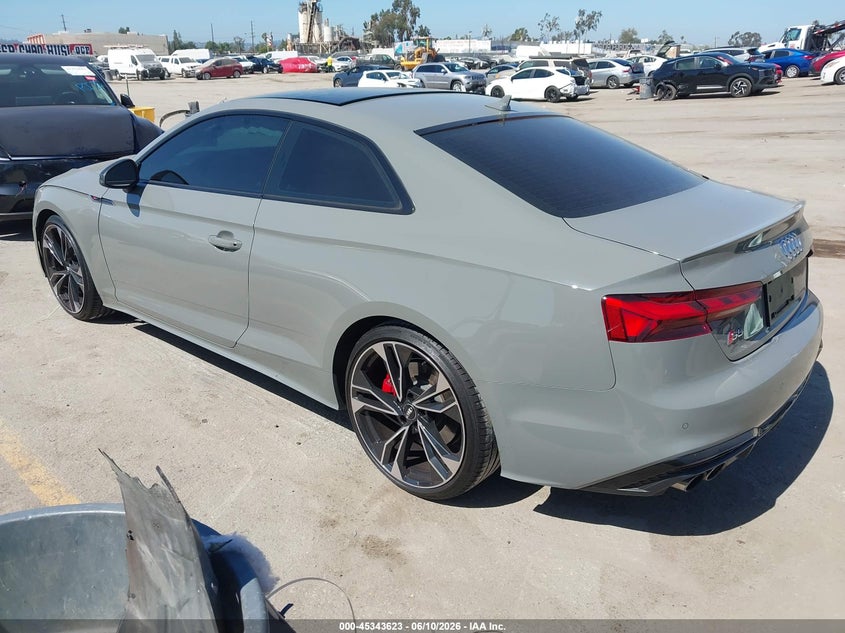 2020 Audi S5 VIN WAUP4AF52LA006325 IAAI salvage auction — FRONT END, Salvage Title, sold $7,700 on 2026-07-16 (photo 3)
