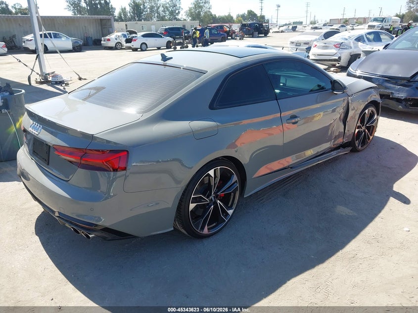 2020 Audi S5 VIN WAUP4AF52LA006325 IAAI salvage auction — FRONT END, Salvage Title, sold $7,700 on 2026-07-16 (photo 4)