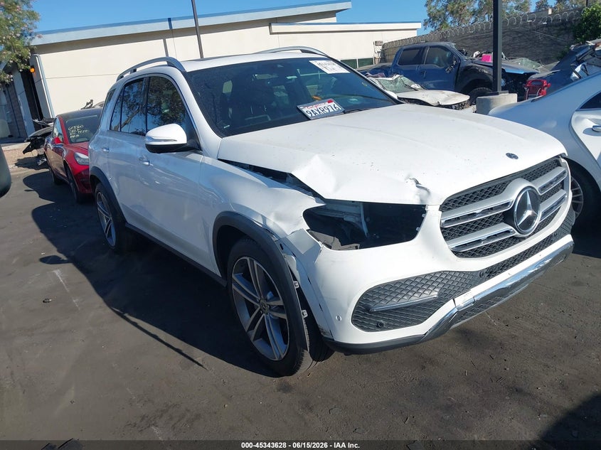 2022 Mercedes-benz Gle VIN 4JGFB4JB5NA722945 IAAI salvage auction — RIGHT FRONT, Salvage Certificate (California), sold $2,050 on 2026-07-31 (photo 1)