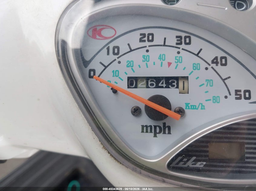 2011 Kymco usa inc Like VIN LC2D10007BC100125 IAAI salvage auction — FRONT END, Bill Of Sale (Washington), sold $50 on 2026-07-07 (photo 7)
