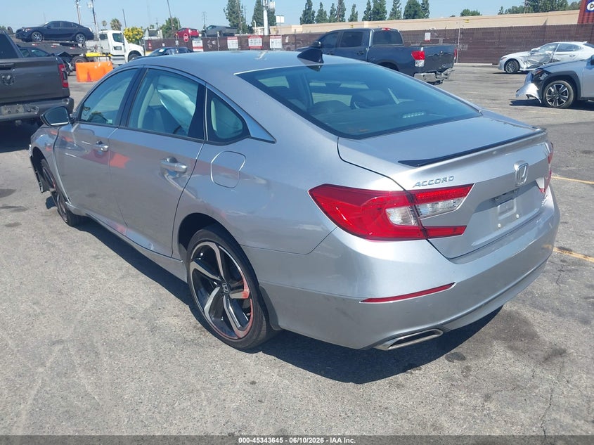 2021 Honda Accord VIN 1HGCV1F45MA046343 IAAI salvage auction — UNDERCARRIAGE, Wait Title, sold $7,600 on 2026-08-10 (photo 3)