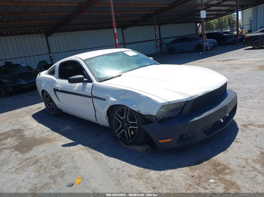 2012 Ford Mustang VIN 1ZVBP8AM1C5268130 IAAI salvage auction — FRONT END, Salvage (California), sold $700 on 2026-07-09 (photo 1)
