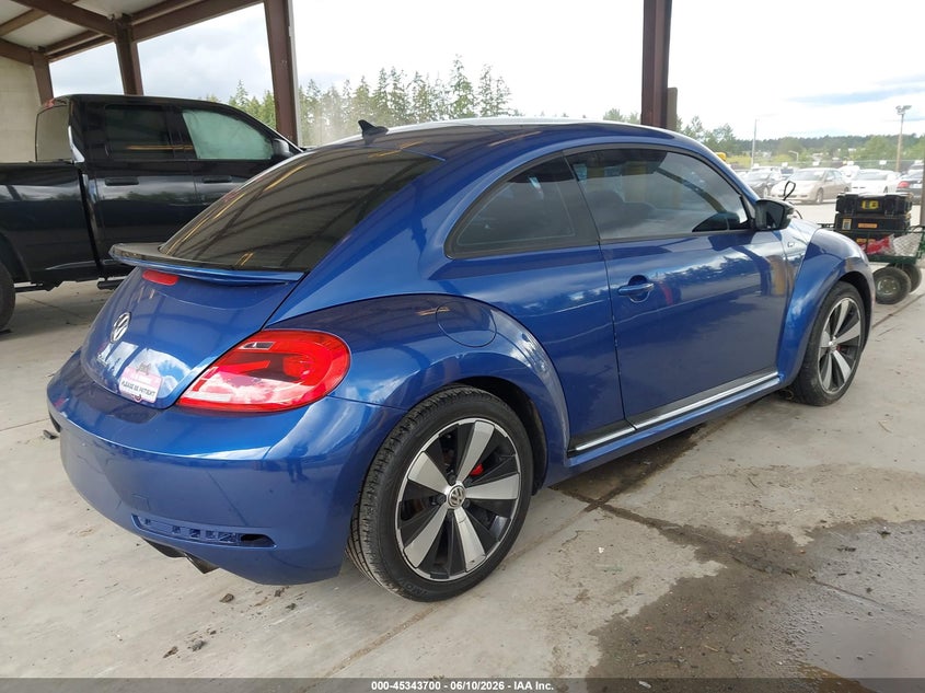 2014 Volkswagen Beetle VIN 3VWVT7AT8EM663882 IAAI salvage auction — LEFT REAR, Salvage Title, sold $2,550 on 2026-07-22 (photo 4)