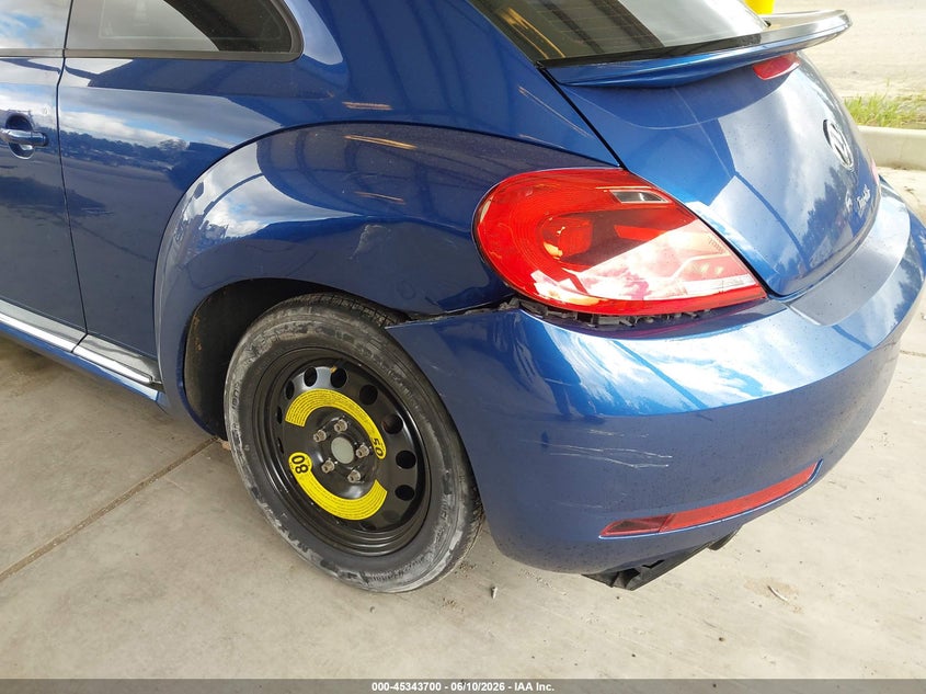 2014 Volkswagen Beetle VIN 3VWVT7AT8EM663882 IAAI salvage auction — LEFT REAR, Salvage Title, sold $2,550 on 2026-07-22 (photo 6)