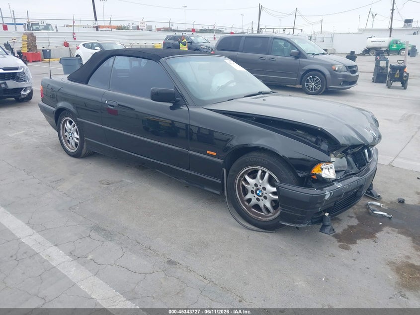 1999 BMW 3 series VIN WBABK7338XET67238 IAAI salvage auction — FRONT END, Salvage (California), sold $525 on 2026-07-10 (photo 1)