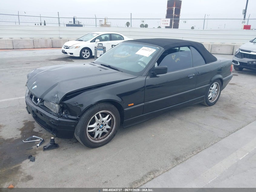 1999 BMW 3 series VIN WBABK7338XET67238 IAAI salvage auction — FRONT END, Salvage (California), sold $525 on 2026-07-10 (photo 2)