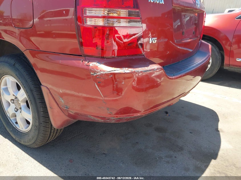 2001 Toyota Highlander VIN JTEHF21A610010579 IAAI salvage auction — NORMAL WEAR, Salvage Title - Dealer (California), sold $725 on 2026-07-14 (photo 6)