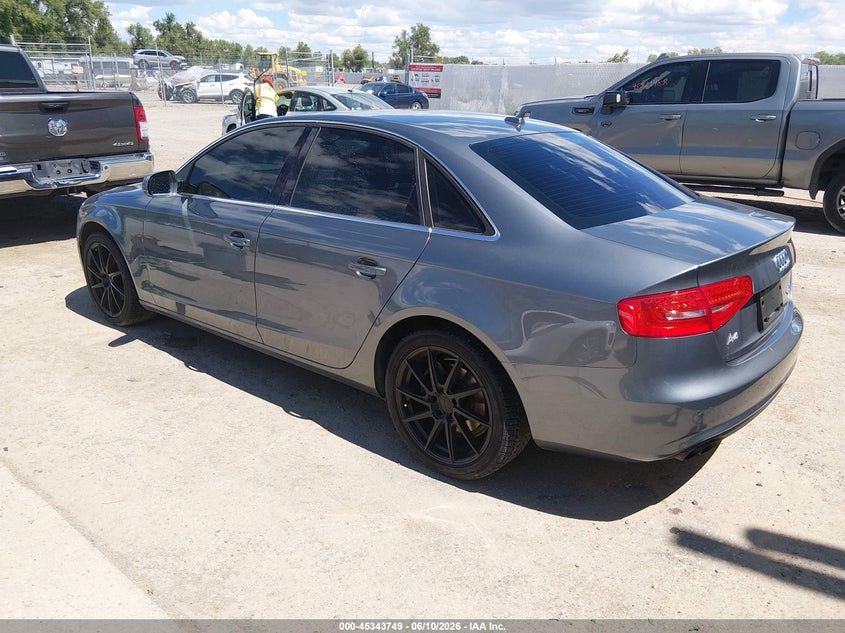 2013 Audi A4 VIN WAUFFAFL0DN022098 IAAI salvage auction — FRONT END, Salvage (Montana), sold $2,150 on 2026-07-29 (photo 3)