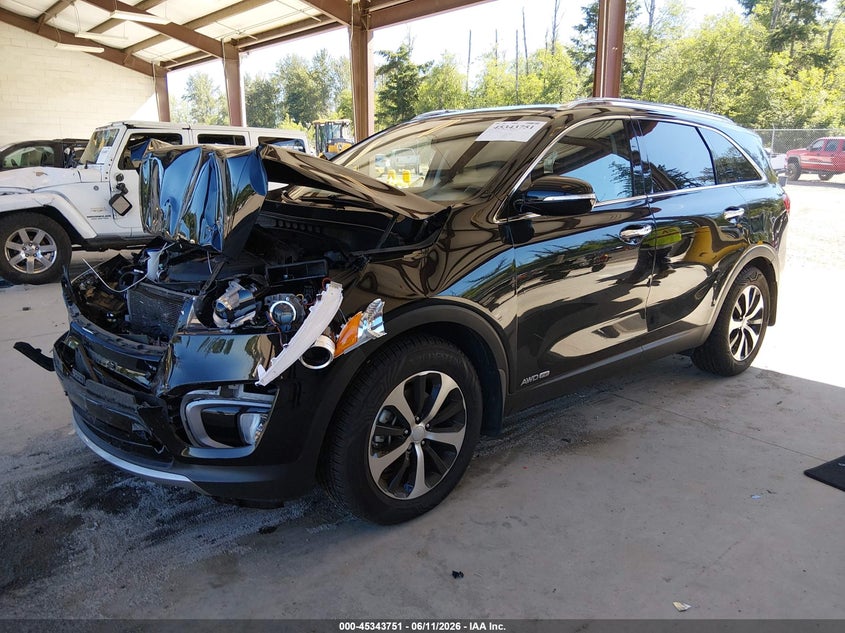 2016 Kia Sorento VIN 5XYPHDA58GG159572 IAAI salvage auction — FRONT END, Salvage Title, sold $850 on 2026-07-11 (photo 2)