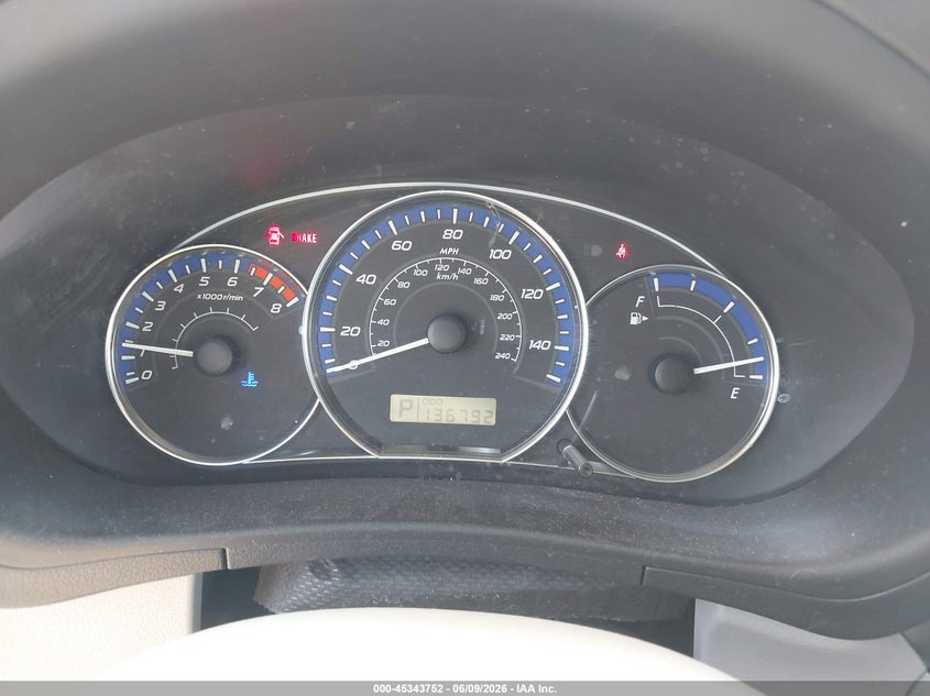 2011 Subaru Forester VIN JF2SHAEC5BH751997 IAAI salvage auction — NORMAL WEAR, Original (Texas), sold $850 on 2026-07-14 (photo 7)