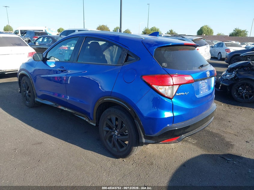 2022 Honda Hr-v VIN 3CZRU5H1XNM718594 IAAI salvage auction — RIGHT SIDE, Salvage Title, sold $4,100 on 2026-07-31 (photo 3)