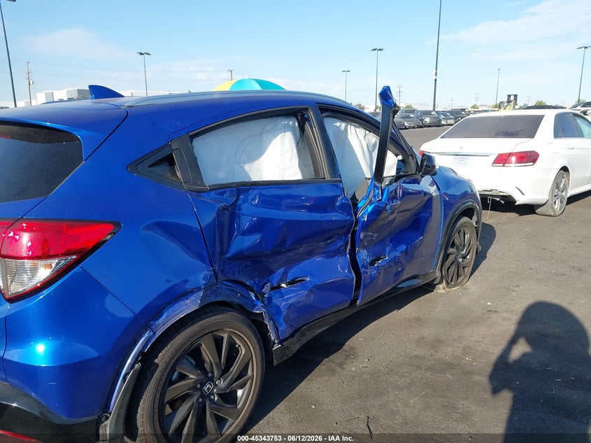2022 Honda Hr-v VIN 3CZRU5H1XNM718594 IAAI salvage auction — RIGHT SIDE, Salvage Title, sold $4,100 on 2026-07-31 (photo 6)