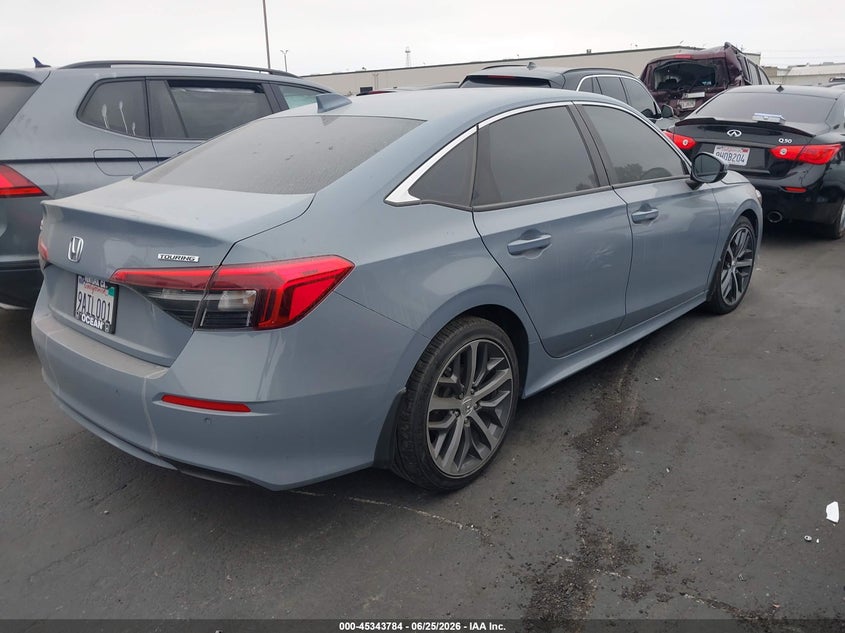 2022 Honda Civic VIN 2HGFE1F93NH315791 IAAI salvage auction — SIDE, Salvage Title, sold $7,700 on 2026-08-31 (photo 4)