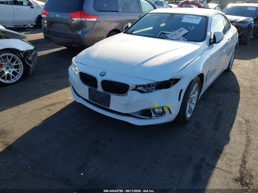 2014 BMW 4er VIN WBA3N3C51EK231473 IAAI salvage auction — LEFT FRONT, Salvage Title, sold $600 on 2026-07-24 (photo 6)
