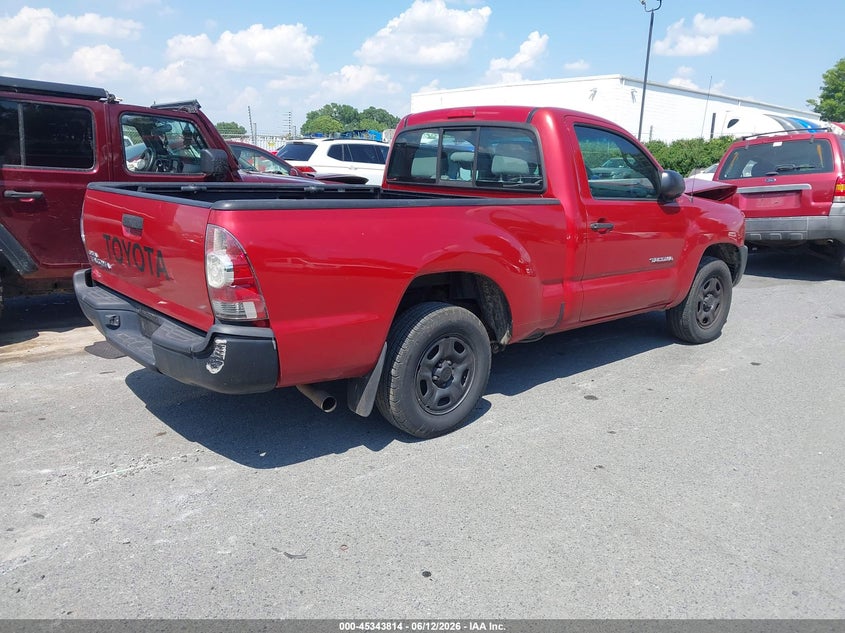2010 Toyota Tacoma VIN 5TENX4CN7AZ729419 IAAI salvage auction — FRONT END, Salvage (Idaho), sold $3,700 on 2026-07-29 (photo 4)
