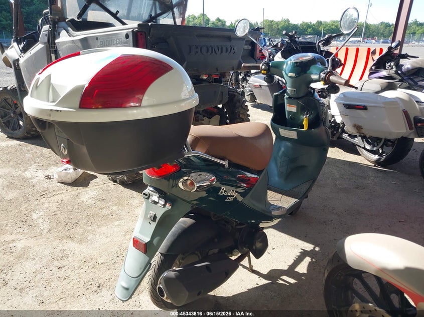 2012 Genuine scooter co. Buddy VIN RFVPAC909C1000647 IAAI salvage auction — FRONT END, Salvage - Greater Than 75% (Maryland), sold $100 on 2026-07-22 (photo 4)