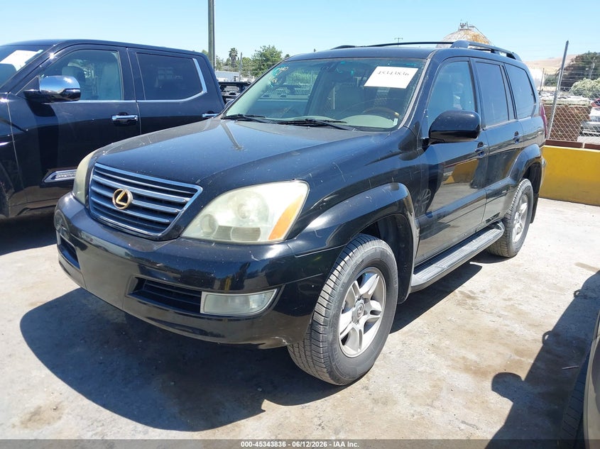 2003 Lexus Gx 470 VIN JTJBT20X430005289 IAAI salvage auction — RIGHT REAR, Salvage (California), sold $2,650 on 2026-07-09 (photo 2)