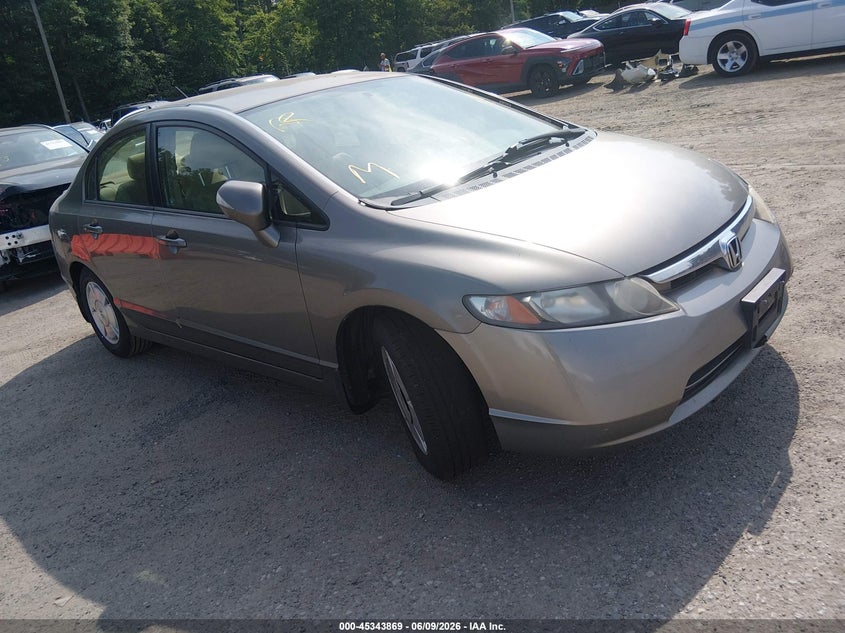 2007 Honda Civic hybrid VIN JHMFA36277S004190 IAAI salvage auction — NORMAL WEAR, Clear (Maryland), sold $275 on 2026-07-29 (photo 1)