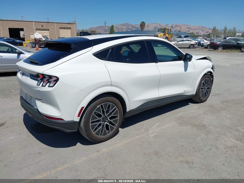 2025 Ford Mustang mach-e VIN 3FMTK3R72SMA12896 IAAI salvage auction — FRONT END, Salvage (California), sold $14,000 on 2026-08-28 (photo 4)