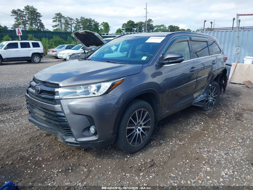 2017 Toyota Highlander VIN 5TDJZRFH3HS455512 IAAI salvage auction — LEFT REAR, Salvage Title, sold $10,475 on 2026-07-28 (photo 2)