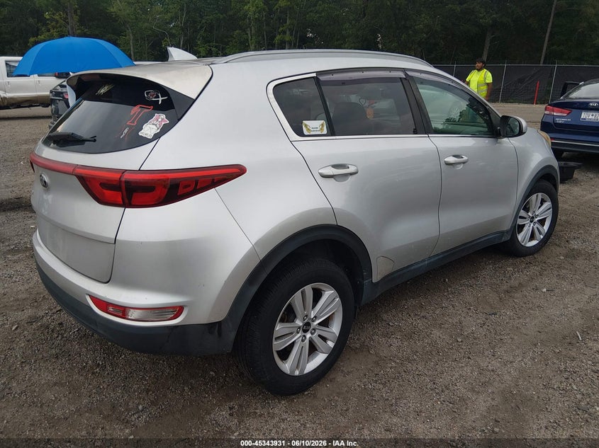 2018 Kia Sportage VIN KNDPM3AC3J7413553 IAAI salvage auction — FRONT END, Salvage (South Carolina), sold $2,450 on 2026-07-25 (photo 4)