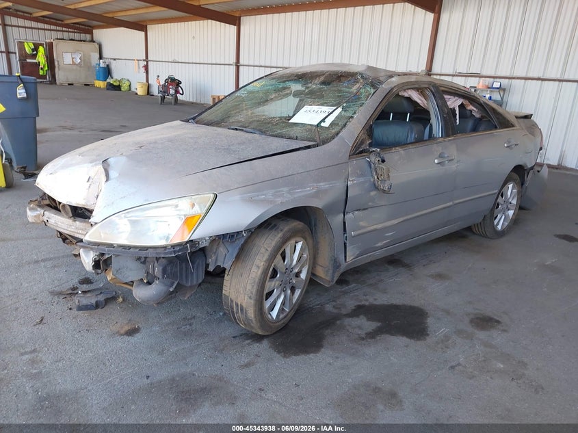 2007 Honda Accord VIN 1HGCM56127A213035 IAAI salvage auction — FRONT & REAR, Salvage (California), sold $125 on 2026-07-09 (photo 2)