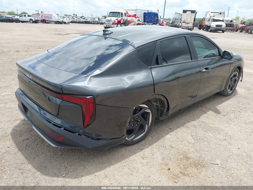 2025 Kia K4 VIN 3KPFU4DE4SE229786 IAAI salvage auction — SUSPENSION, Salvage (Texas), sold $7,300 on 2026-07-29 (photo 4)