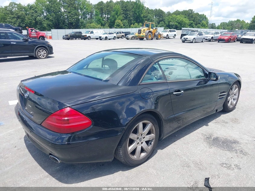 2003 Mercedes-benz Sl-class VIN WDBSK75F13F021917 IAAI salvage auction — NORMAL WEAR, Repossession Paperwork (Georgia), sold $1,550 on 2026-07-25 (photo 4)