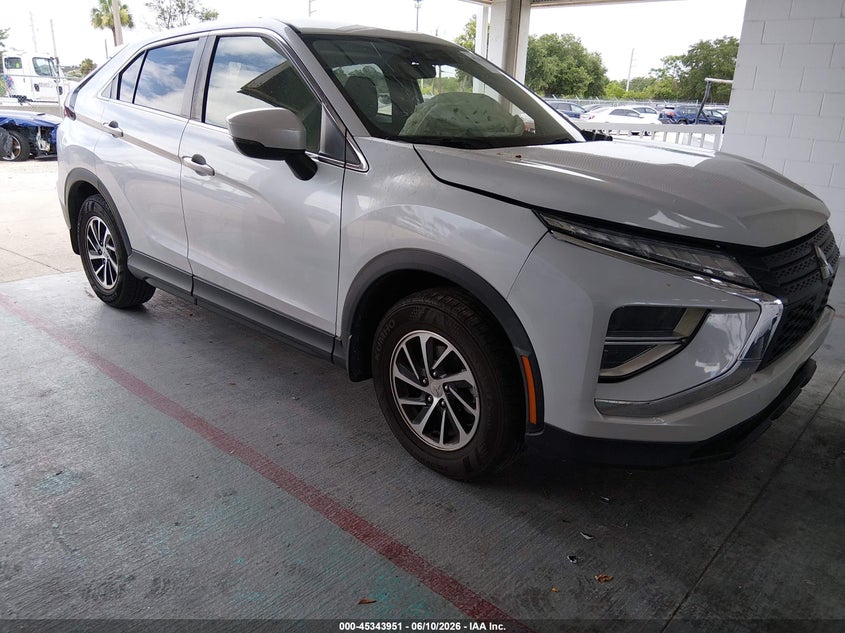 2022 Mitsubishi Eclipse cross VIN JA4ASUAA8NZ054723 IAAI salvage auction — FRONT END, Salvage Title, sold $2,600 on 2026-07-24 (photo 1)
