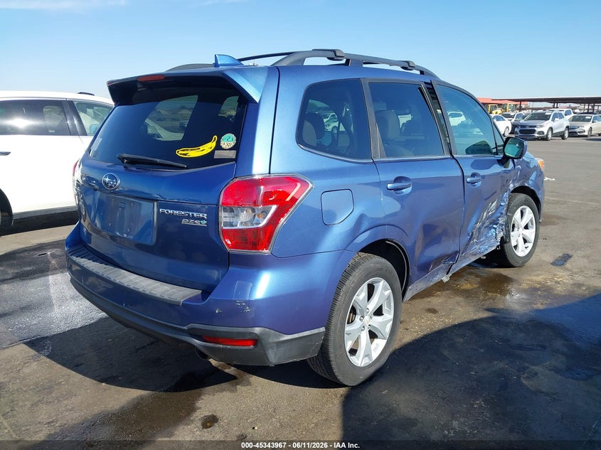 2016 Subaru Forester VIN JF2SJAHC4GH506082 IAAI salvage auction — RIGHT FRONT, Salvage (Arizona), sold $1,600 on 2026-07-14 (photo 4)
