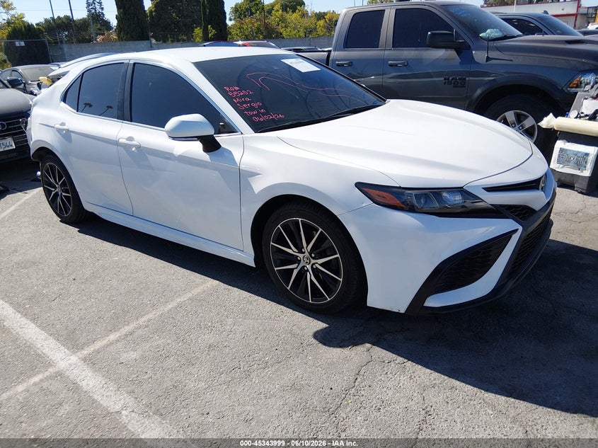 2022 Toyota Camry VIN 4T1G11AK1NU628730 IAAI salvage auction — REAR END, Salvage (California), sold $6,050 on 2026-07-09 (photo 1)
