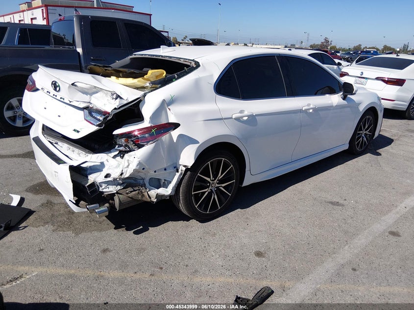 2022 Toyota Camry VIN 4T1G11AK1NU628730 IAAI salvage auction — REAR END, Salvage (California), sold $6,050 on 2026-07-09 (photo 4)