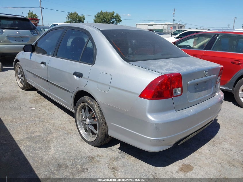2004 Honda Civic VIN 2HGES163X4H538473 IAAI salvage auction — NORMAL WEAR, Clear - Dealer Only (California), sold $375 on 2026-07-09 (photo 3)