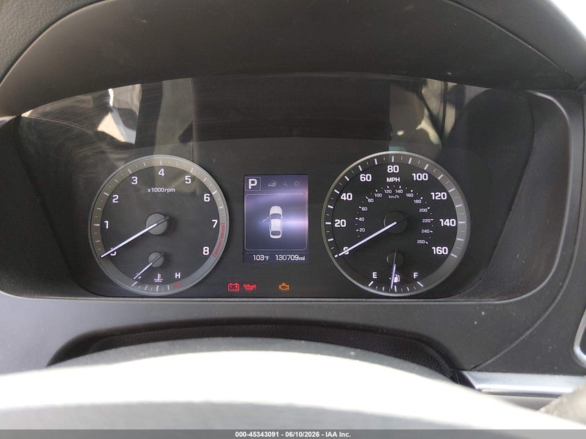 2016 Hyundai Sonata VIN 5NPE34AF7GH288393 IAAI salvage auction — NORMAL WEAR, Salvage Title, sold $1,150 on 2026-07-22 (photo 7)