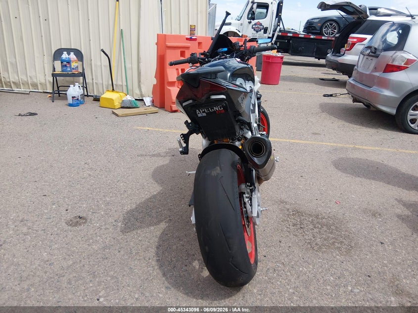 2024 Aprilia Tuono VIN ZD4KZUB06RS001095 IAAI salvage auction — FRONT END, Salvage (Colorado), sold $5,000 on 2026-07-14 (photo 6)