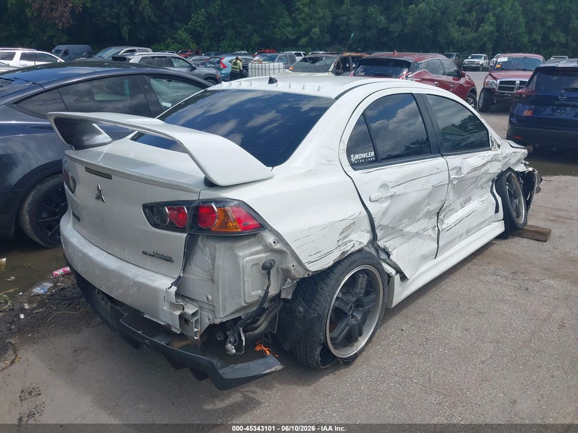 2010 Mitsubishi Lancer evolution VIN JA32W6FVXAU034002 IAAI salvage auction — SIDE, Salvage (Missouri), sold $3,250 on 2026-07-11 (photo 4)