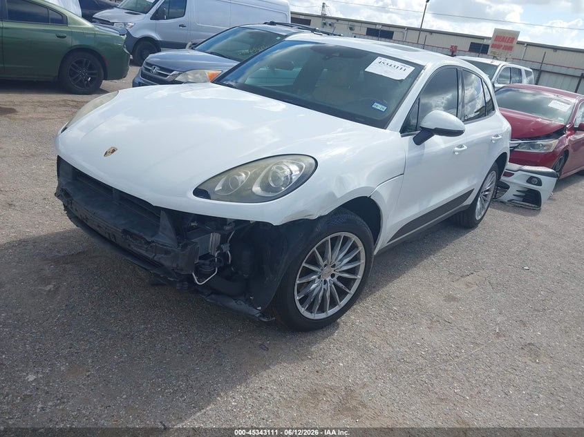 2017 Porsche Macan VIN WP1AA2A58HLB00573 IAAI salvage auction — FRONT END, Original (Texas), sold $8,700 on 2026-07-29 (photo 2)